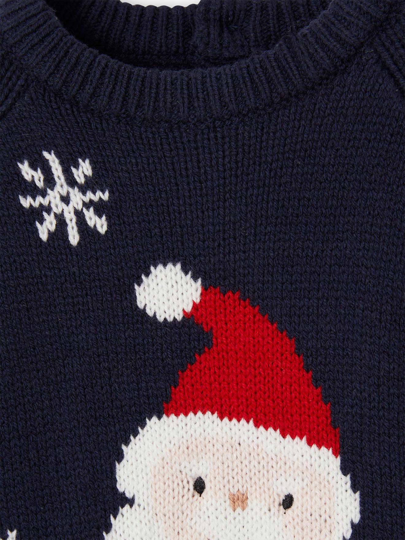 Thumbnail - Baby Jacquardpullover mit Weihnachtsmann