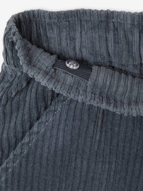 Jungen Cordhose mit Dehnbund, Bundweite verstellbar schieferblau+tannengrün 4