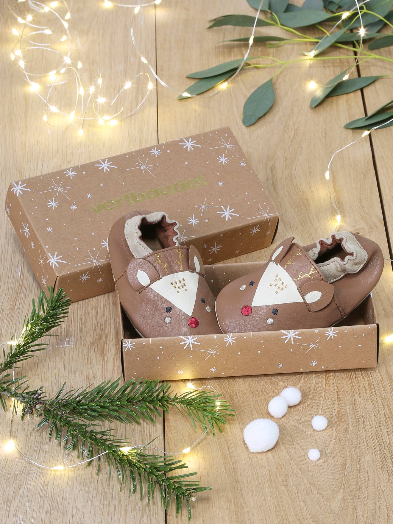 Baby Leder-Krabbelschuhe
