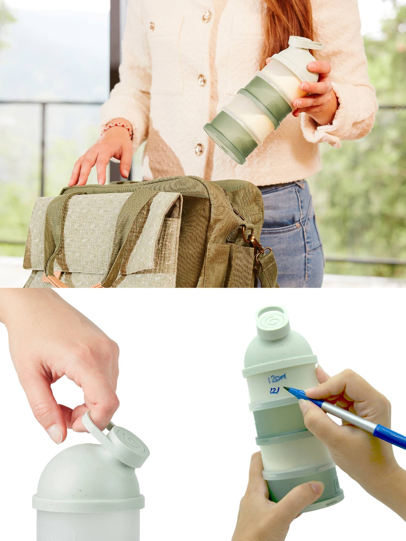 Thumbnail - Ergonomische Milchpulverbehälter Babydose BABYMOOV