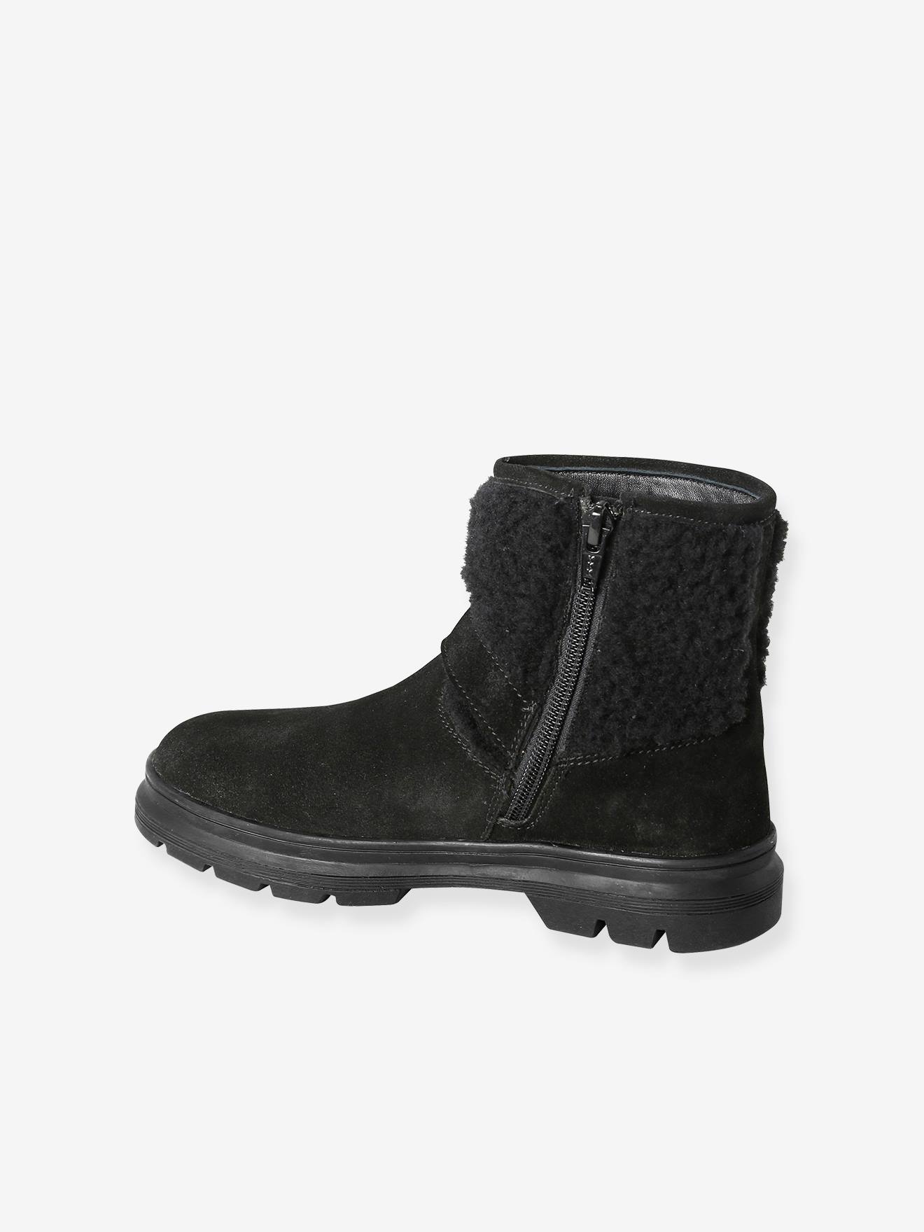 Thumbnail - Mädchen Leder-Boots mit Riemen