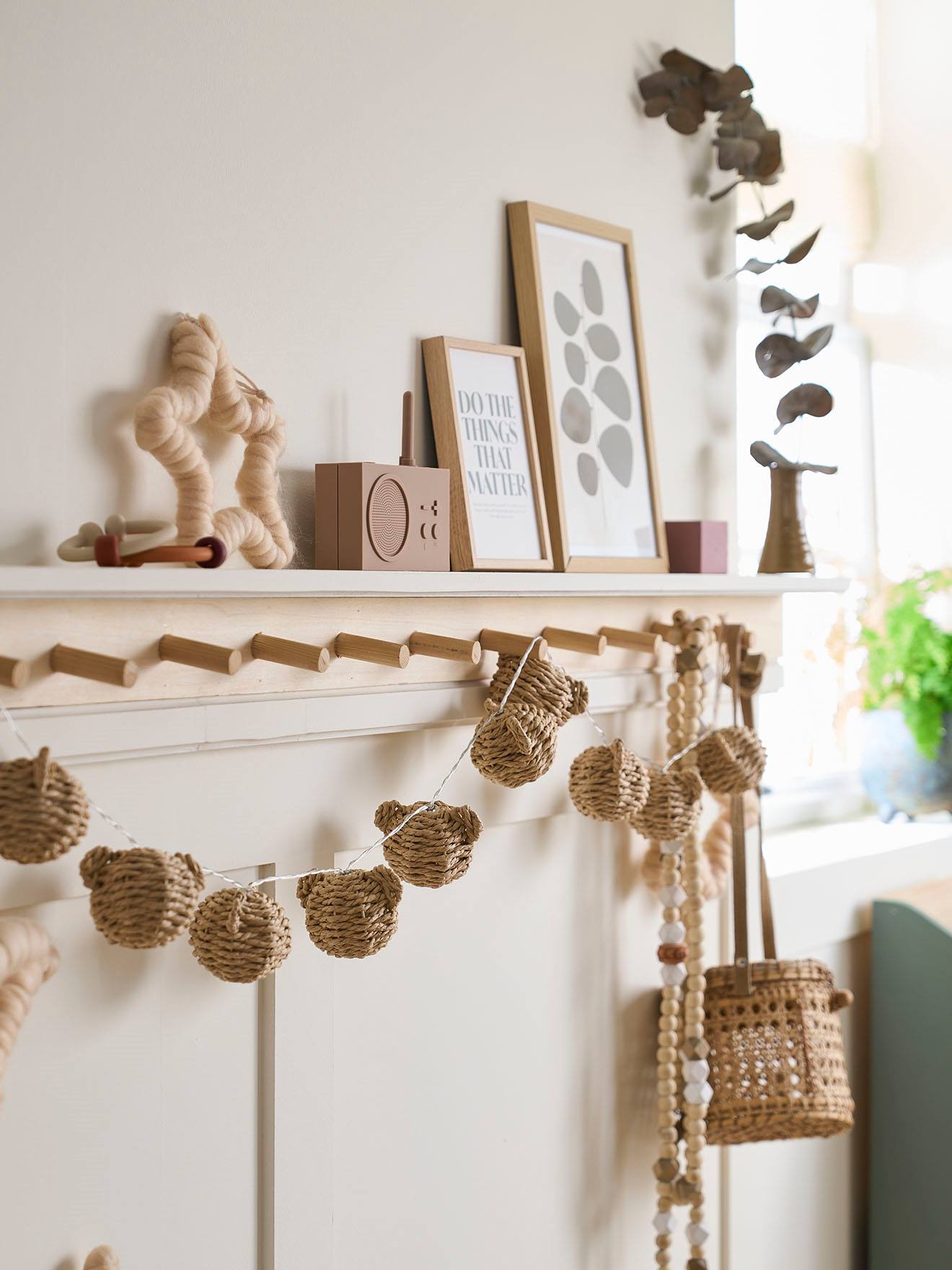 Vertbaudet Lichterkette Bär Aus Papierkordel Braun Einheitsgröße