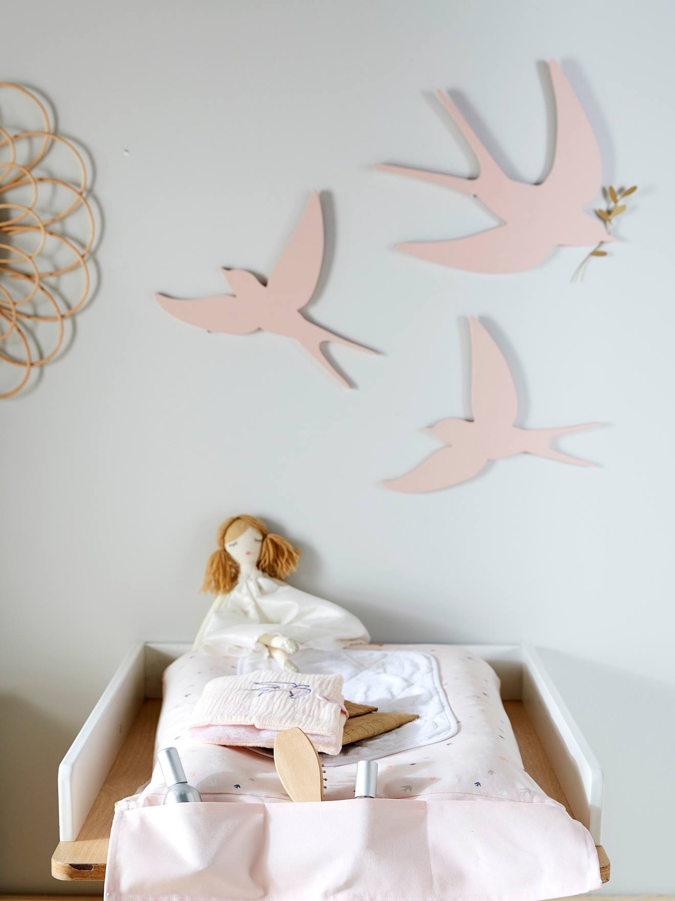 3er-Set Deko-Schwalben Kinderzimmer