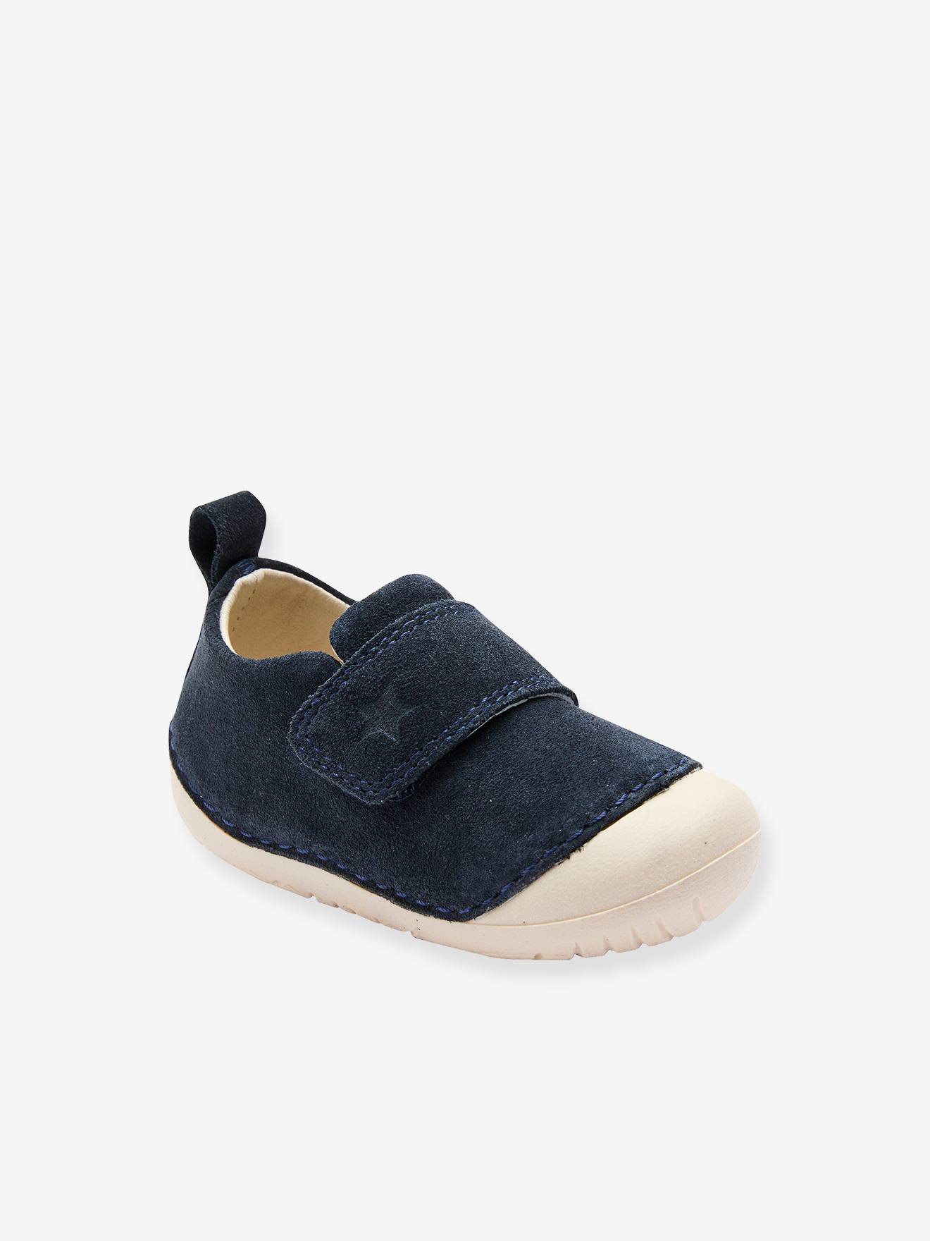Weiche Baby Hausschuhe mit Klett