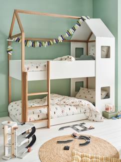 Kinderzimmer-Kindermöbel-Babybetten & Kinderbetten-Kinder Etagenbett CABANE, Hausbett