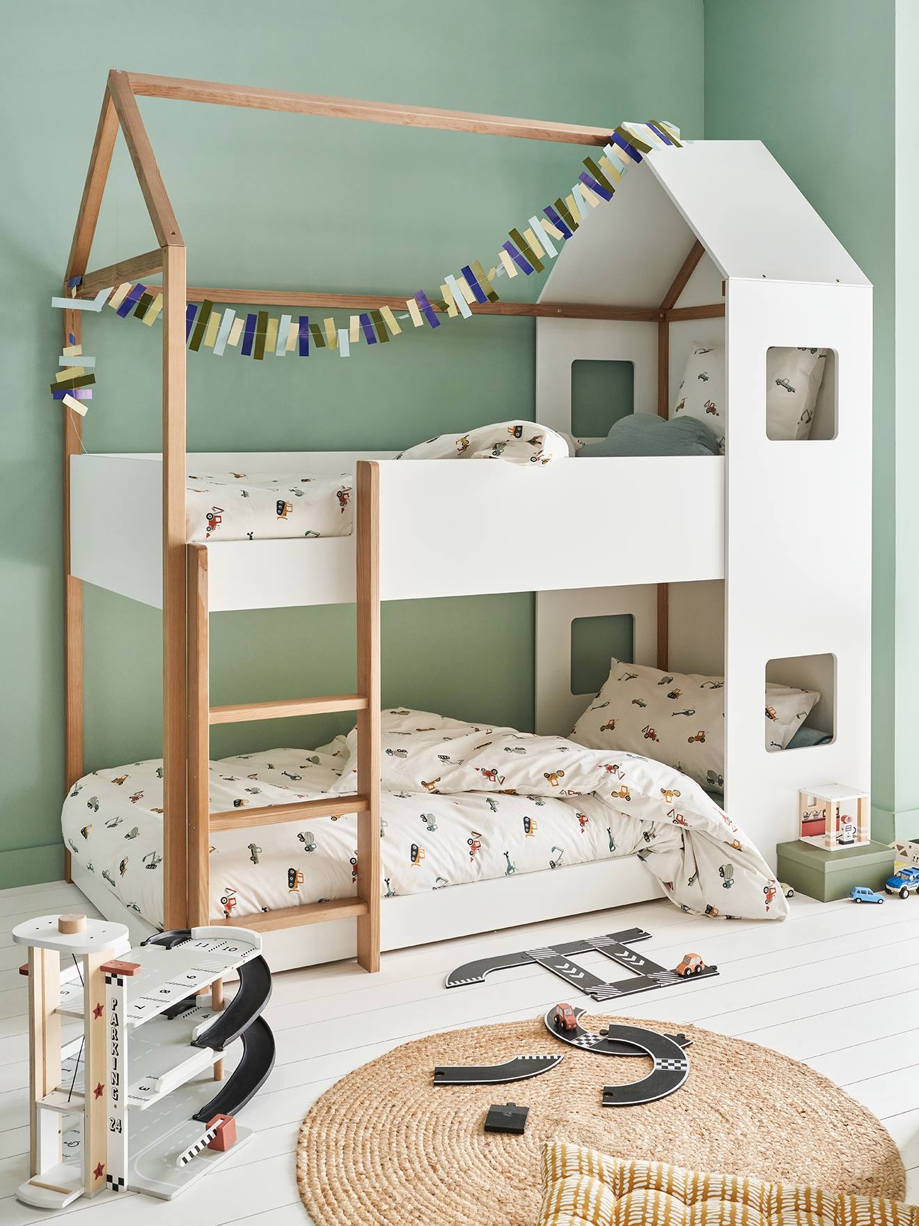 Kinderbett CABANE in Hausform