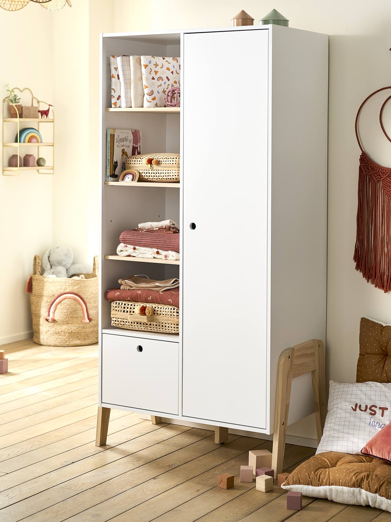 Kinderzimmer Kleiderschrank RETRO