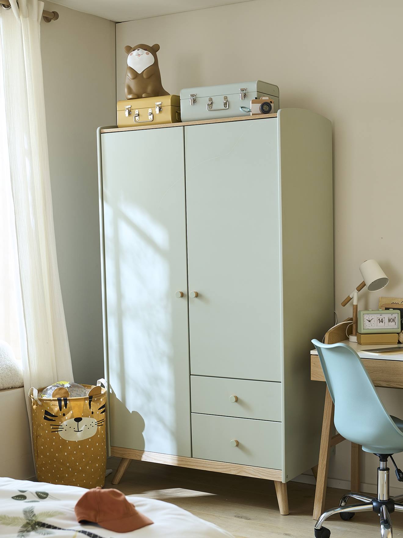 Kleiderschrank mit 2 Türen KONFETTI Kinderzimmer