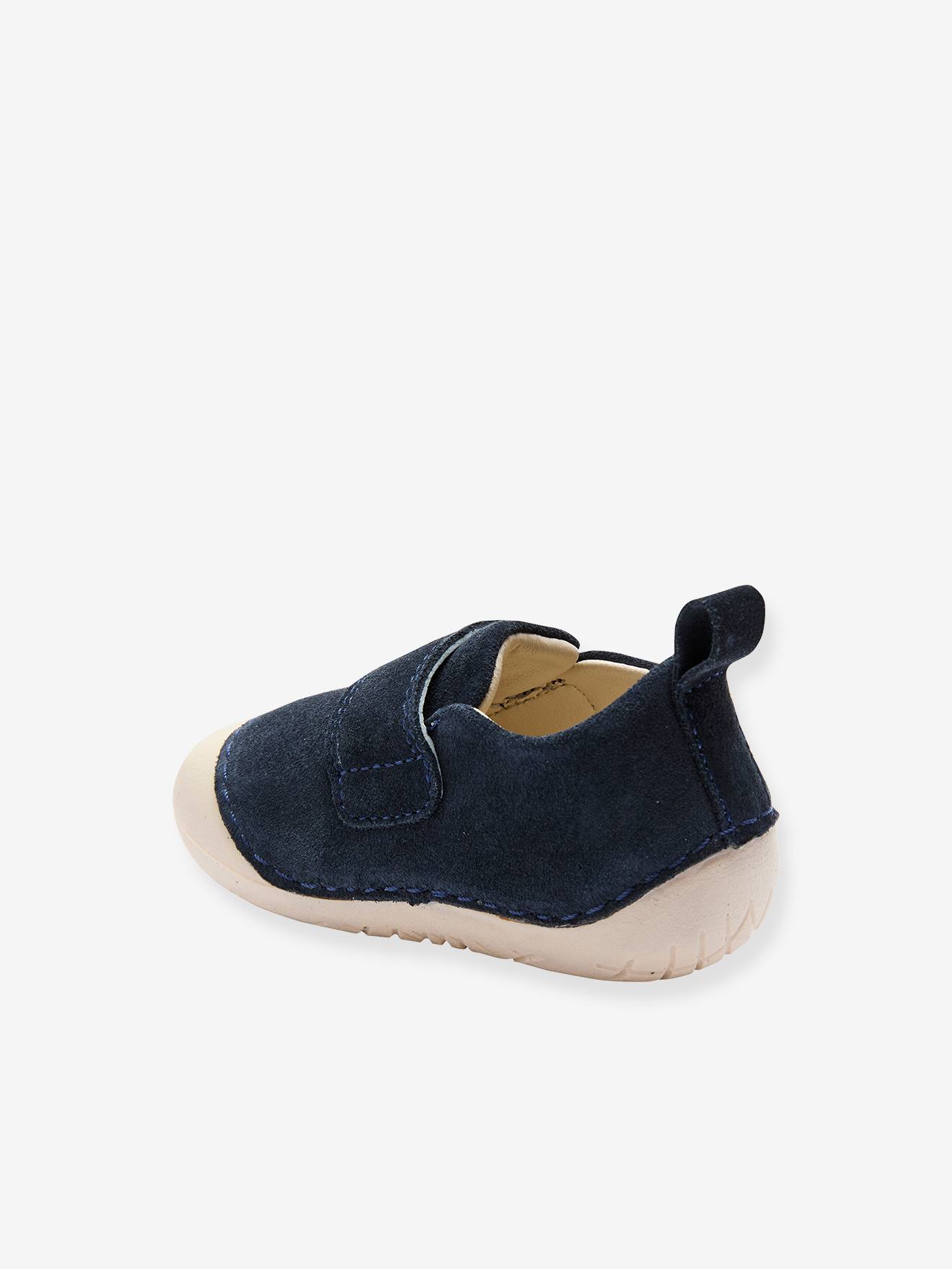 Thumbnail - Weiche Baby Hausschuhe mit Klett