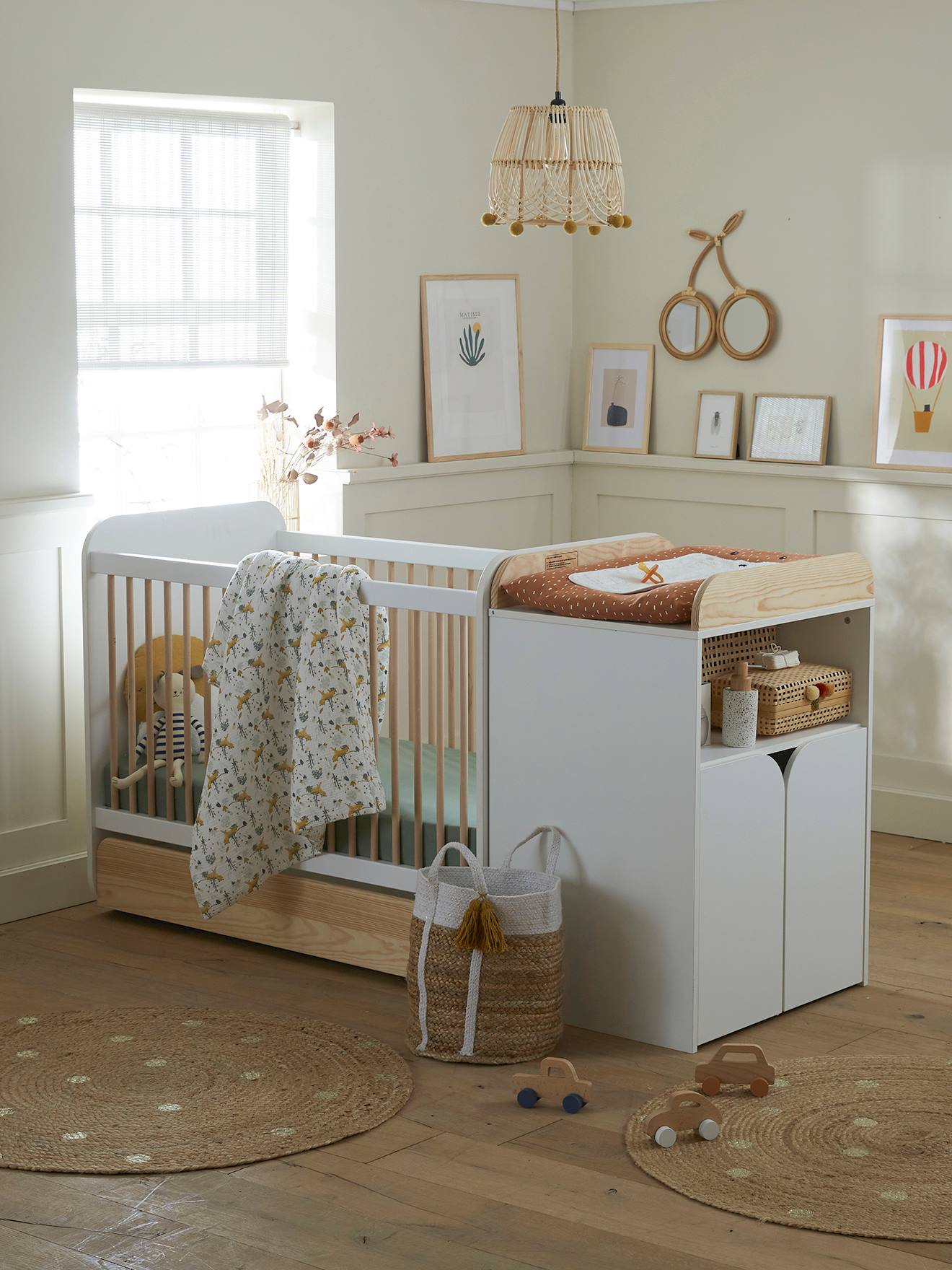 Mitwachsendes Babybett ECLIPSE 60x120 cm
