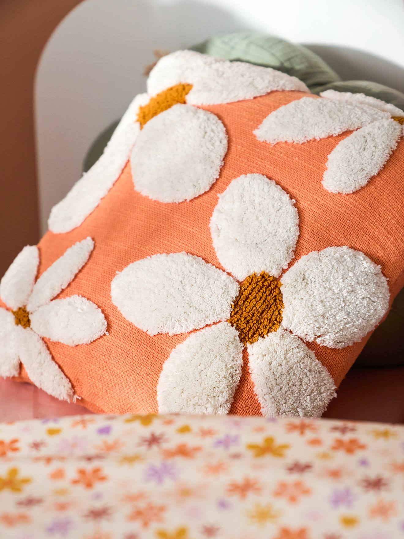 Deko-Kissen MARGERITEN mit Quasten Kinderzimmer