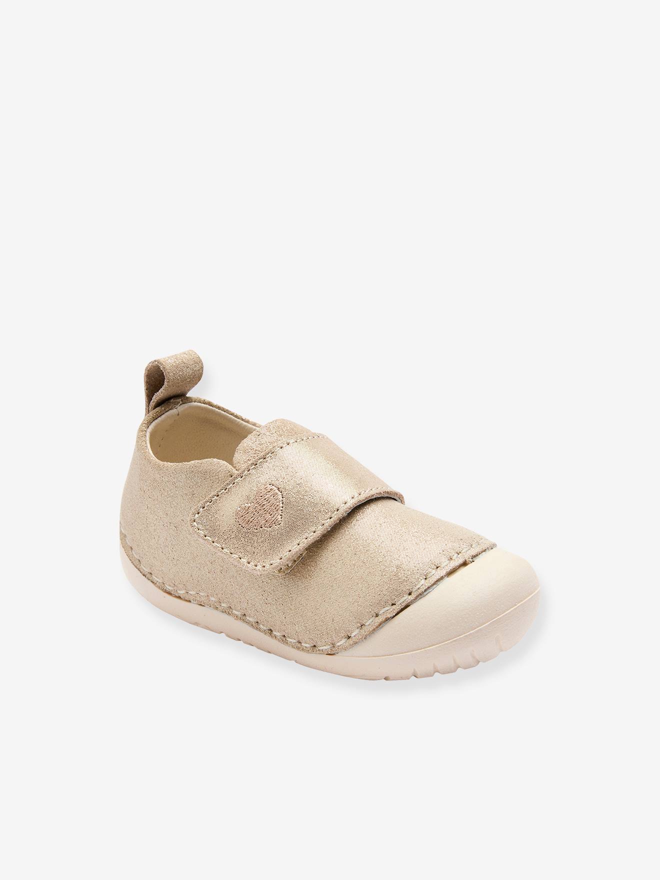 Weiche Baby Klett-Hausschuhe