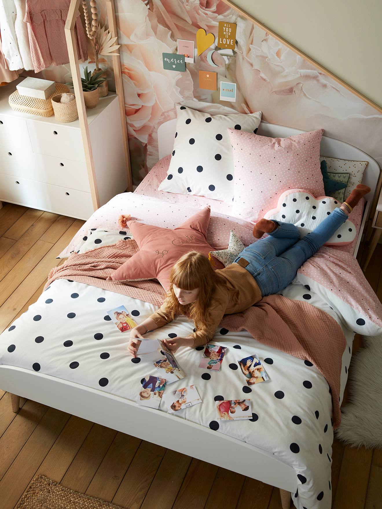 Großes Kinderbett KONFETTI in 2 Größen