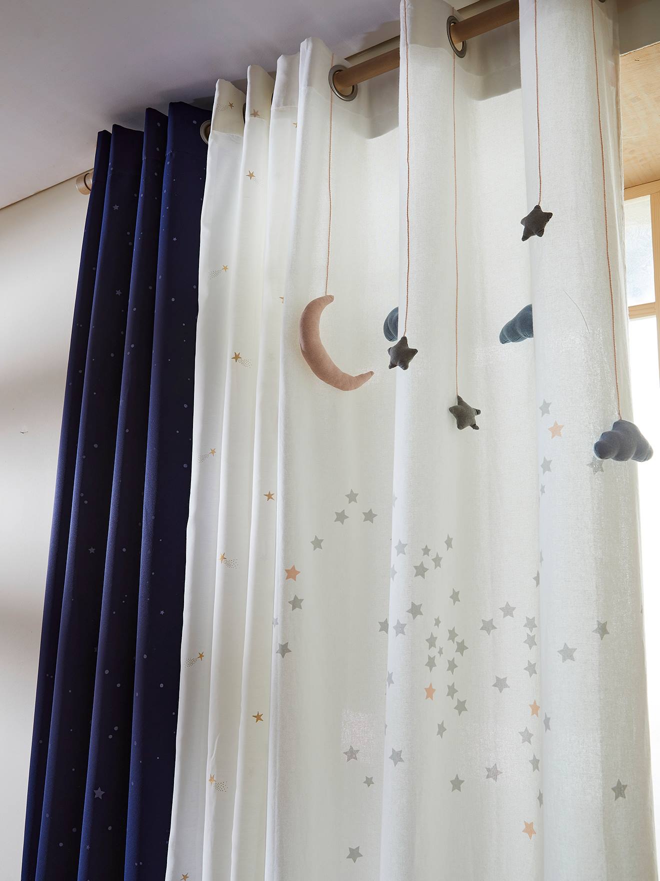 Thumbnail - Kinderzimmer Vorhang MOND & STERNE