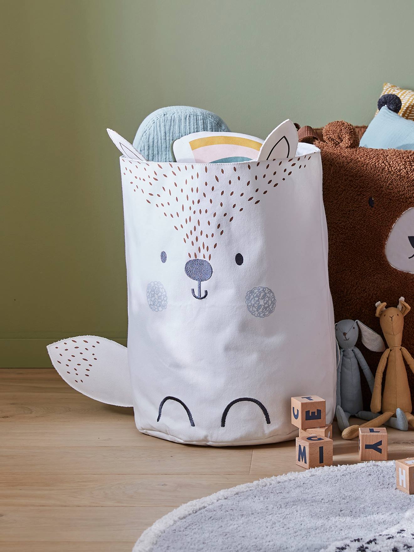 Aufbewahrungskorb POLARFUCHS Wäschekorb Kinderzimmer