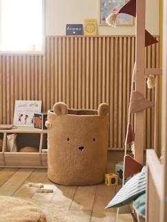 Kinderzimmer-Aufbewahrung-Kinderzimmer XL Aufbewahrungskorb BÄR, Teddyfleece