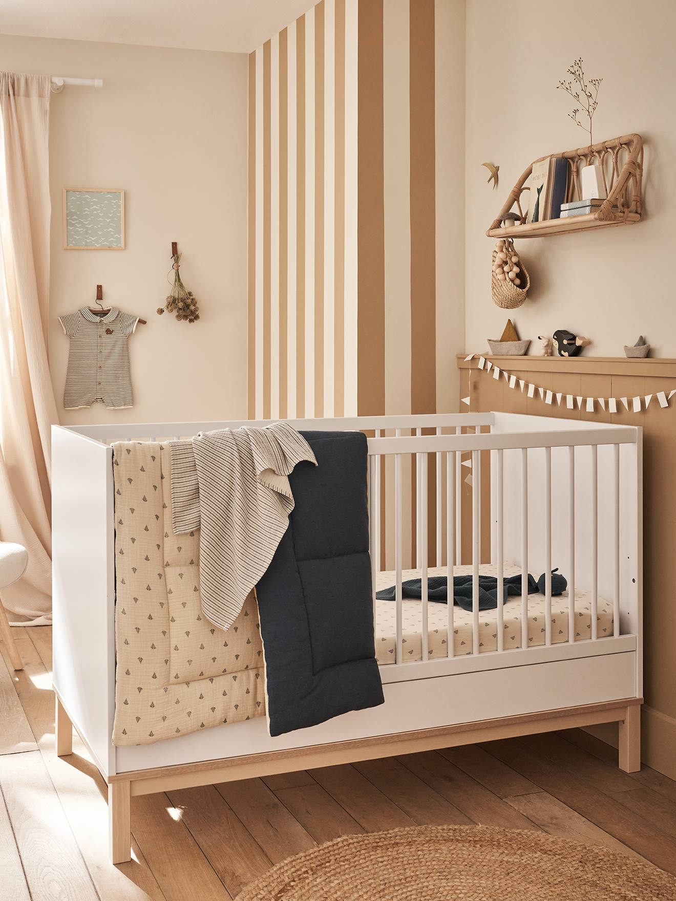 Mitwachsendes Babybett KOMET 70x140 cm
