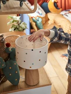 Kinderzimmer Nachttischlampe, Tupfen-Stickerei  [numero-image]