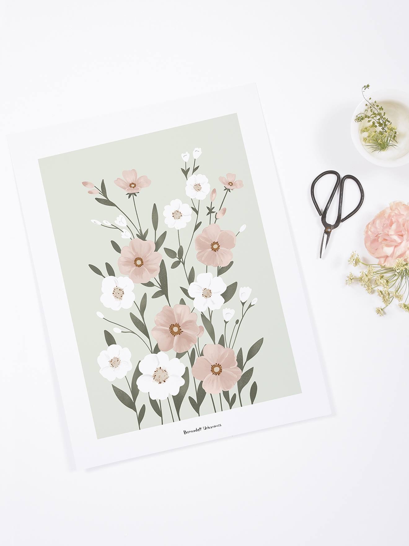 Thumbnail - Poster Blütenwunder für Kinderzimmer LILIPINSO