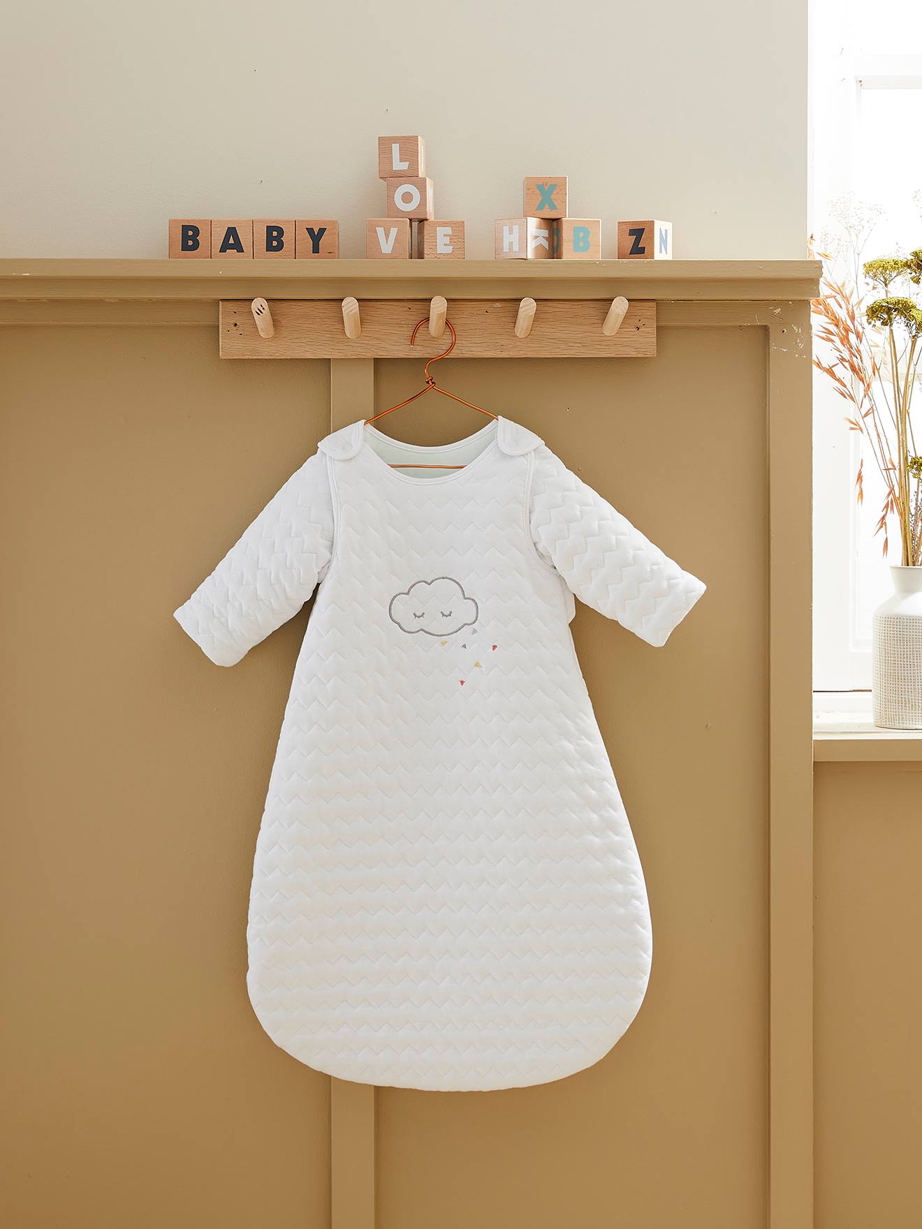 Thumbnail - Bio-Kollektion: Baby Winterschlafsack WOLKE