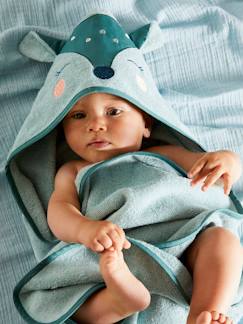 Babymode-Bademäntel & Badecapes-Baby-Set: Badetuch und Waschhandschuh REH