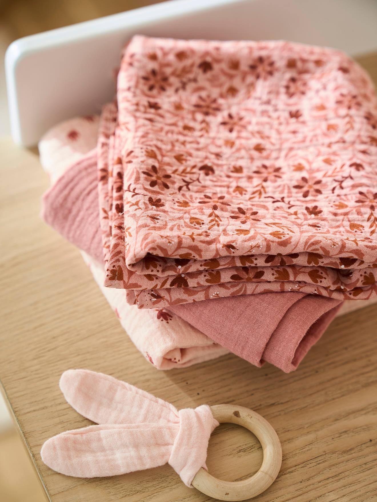 Thumbnail - 3er-Pack Baby Wickeltücher HIPPIE VINTAGE