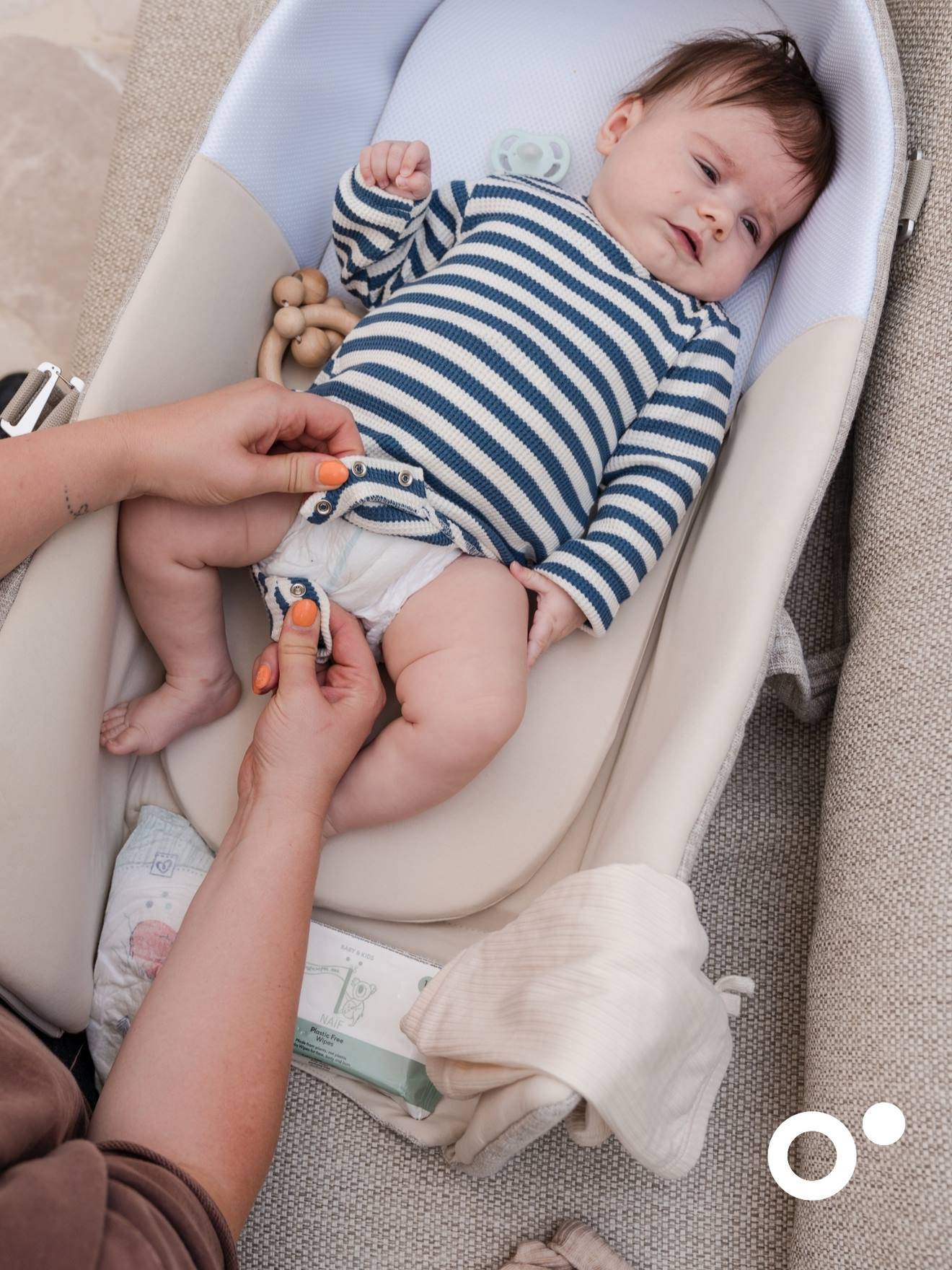 Thumbnail - Tragbares Babynest Tragetasche Nest & Go DOOMOO BABYMOOV