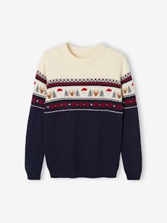 Umstandsmode-Weihnachtlicher Damen/Herren Jacquardpullover Capsule FAMILY Oeko-Tex