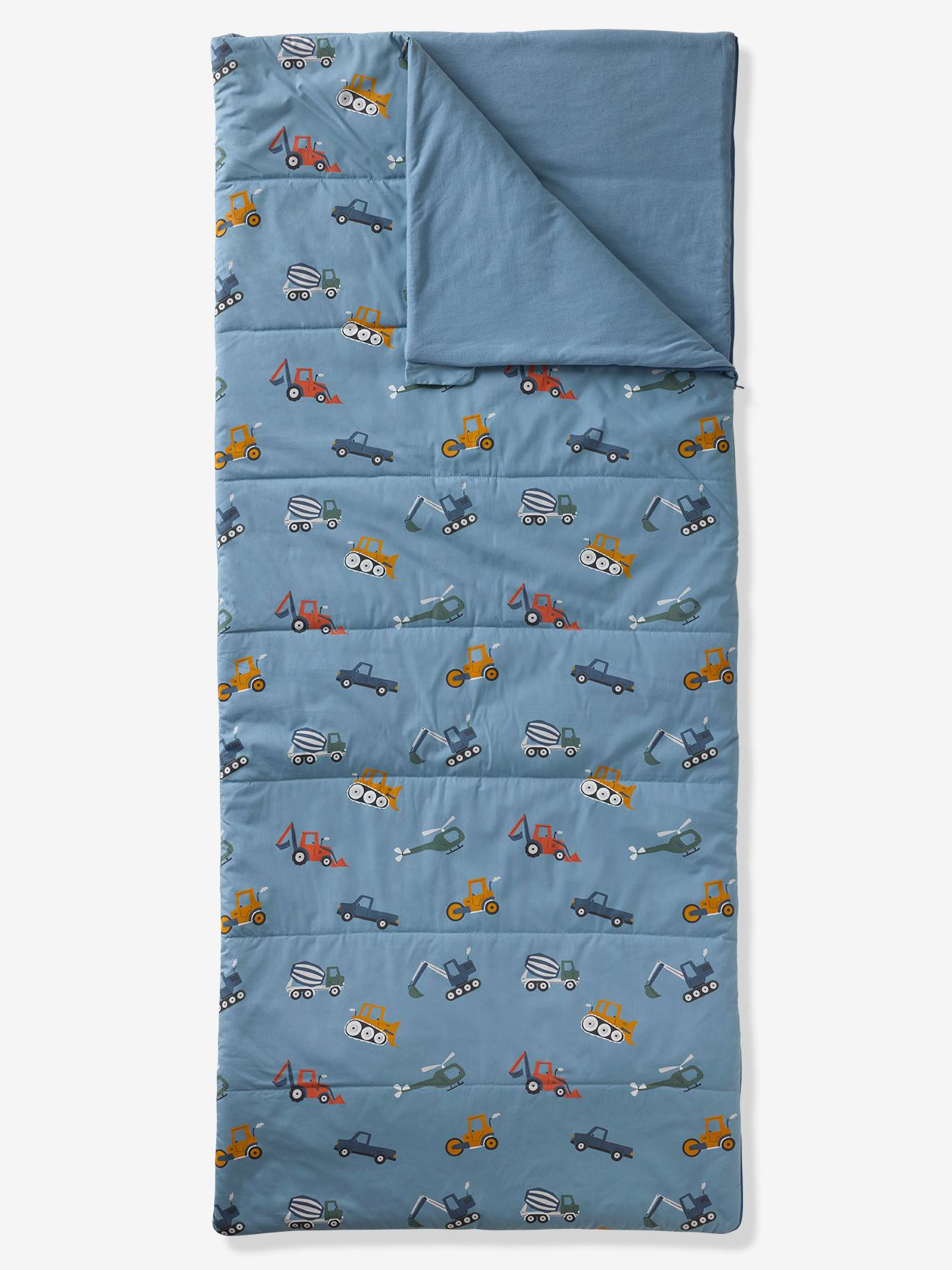 Kinder Schlafsack mit Printmuster und Material