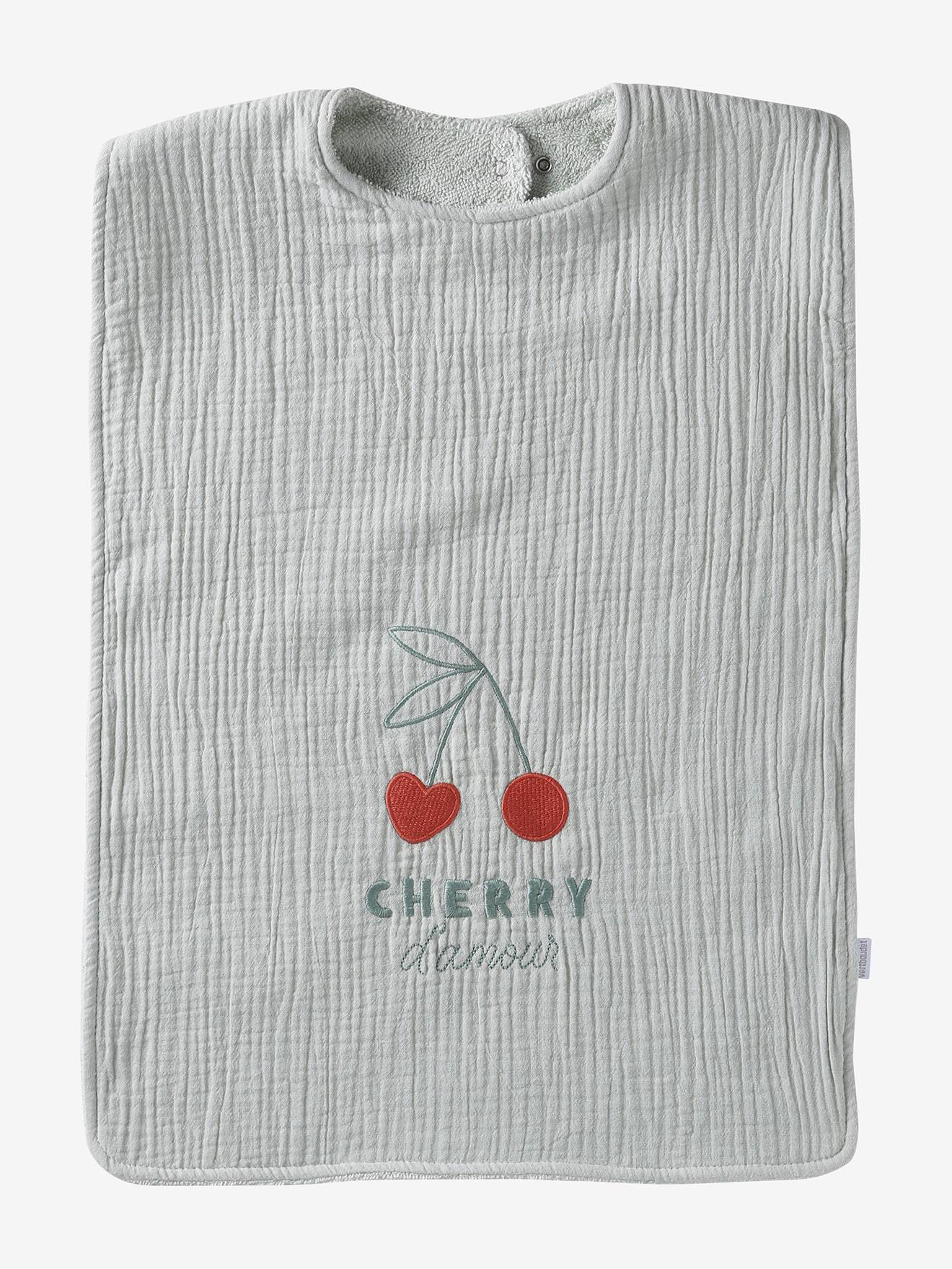 Thumbnail - 2er-Pack Baby Lätzchen CHERRY aus Ftee/Musselin