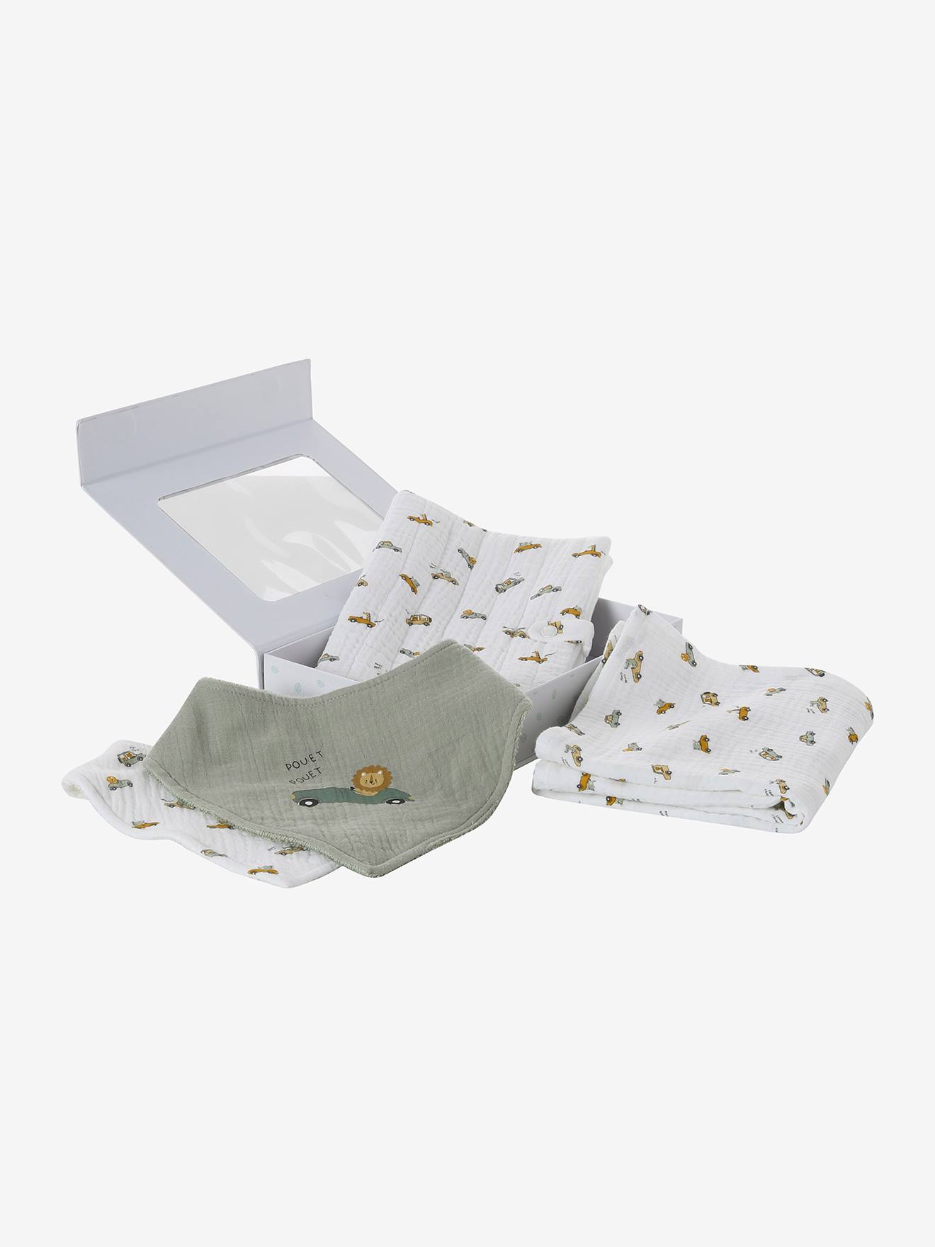 Baby Geschenk-Set zur Geburt: Lätzchen