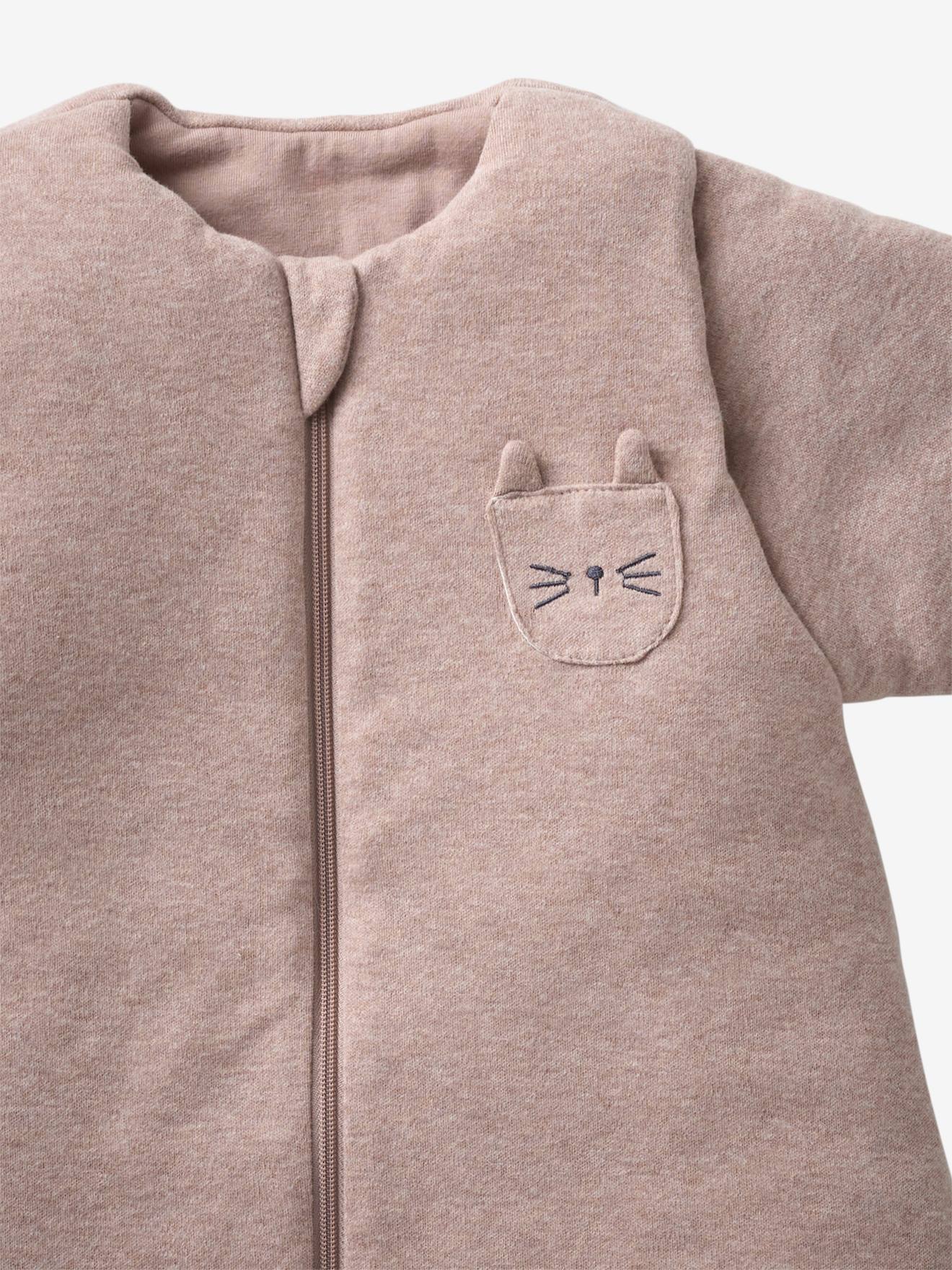 Thumbnail - Baby Overall mit Fuß und abnehmbaren Ärmeln KLEINE KATZE