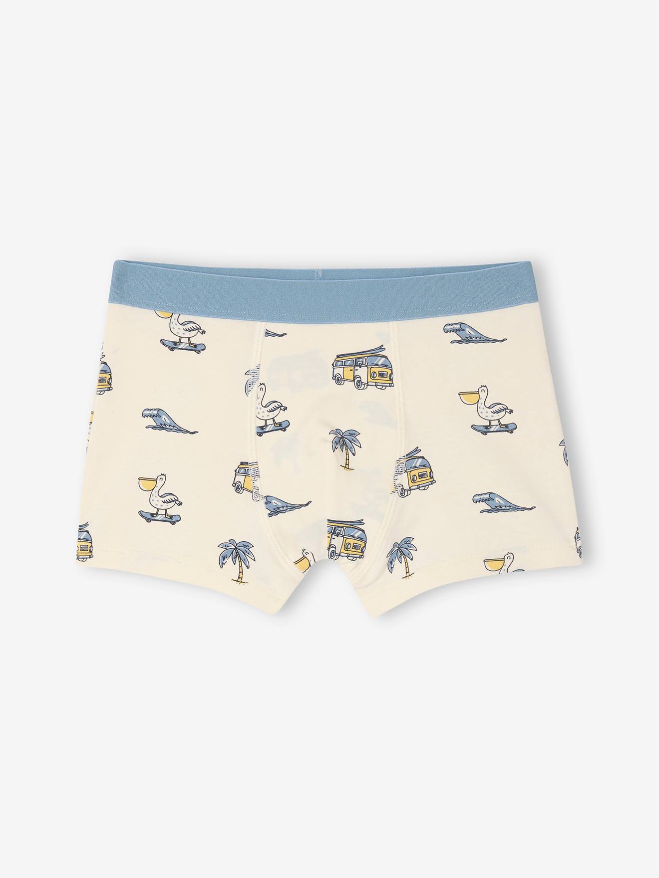 Thumbnail - Bio-Kollektion: 5er-Pack Jungen Stretch-Boxershorts