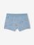 Bio-Kollektion: 5er-Pack Jungen Stretch-Boxershorts himmelblau 5