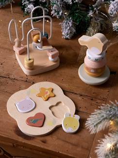 Spielzeug-Baby-Tasten & Greifen-3-teiliges Baby Lernspielzeug-Set, Holz FSC®