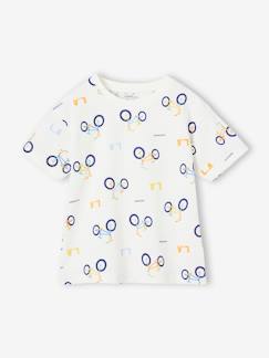 Jungenkleidung-Bedrucktes Jungen T-Shirt mit Recycling-Baumwolle