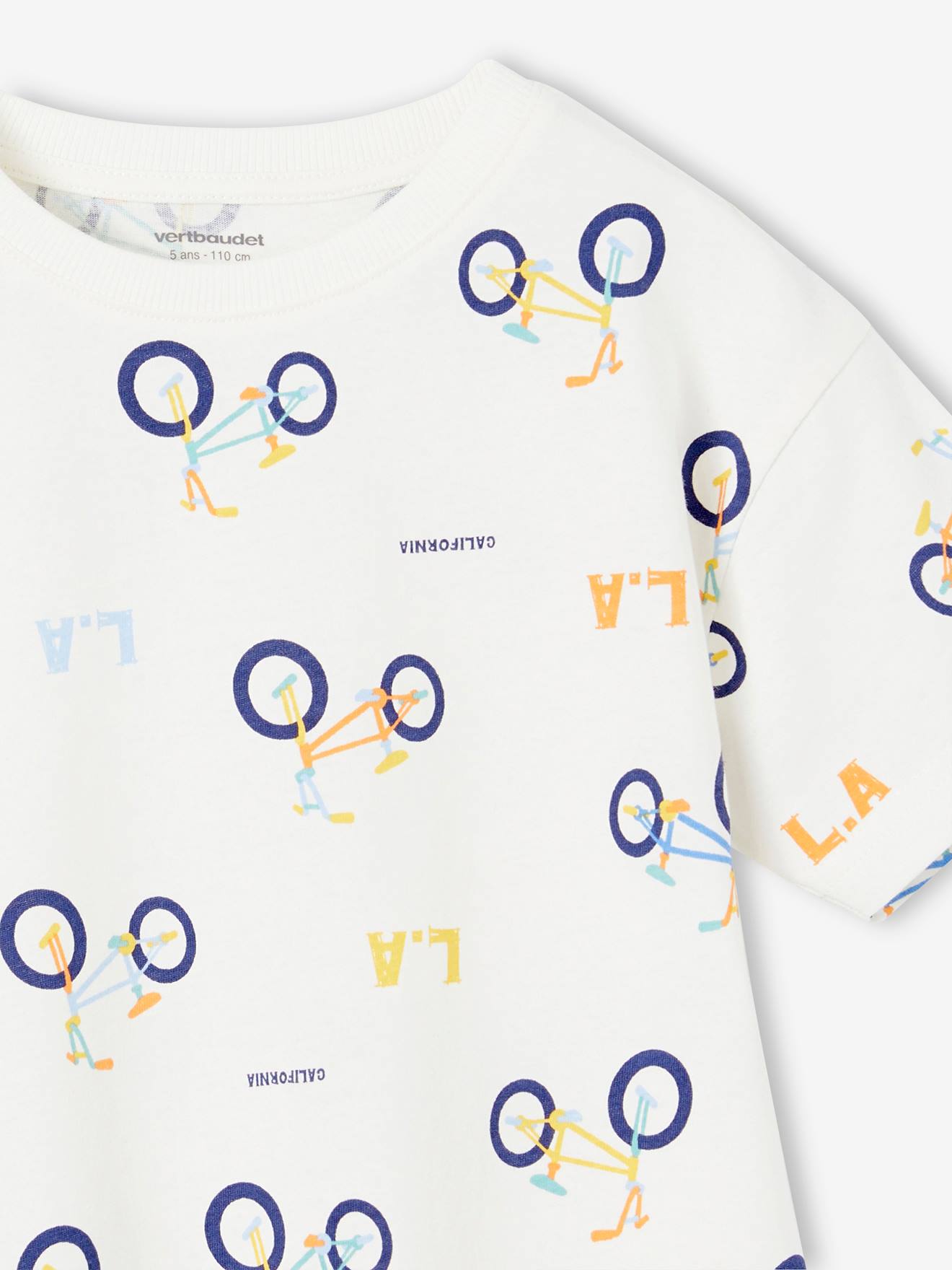 Thumbnail - Bedrucktes Jungen T-Shirt mit Recycling-Baumwolle