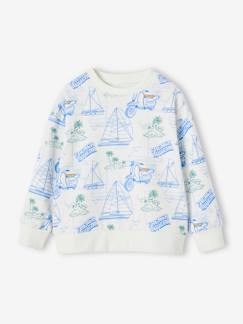 Jungenkleidung-Pullover, Strickjacken, Sweatshirts-Sweatshirts-Jungen Sweatshirt mit Recycling-Polyester