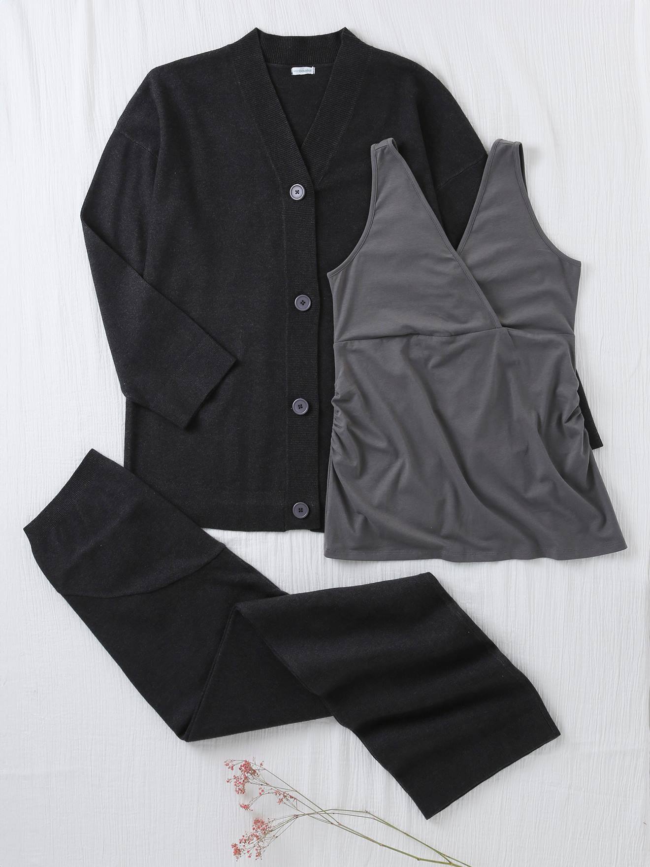 Homewear-Set für Schwangerschaft und Stillzeit