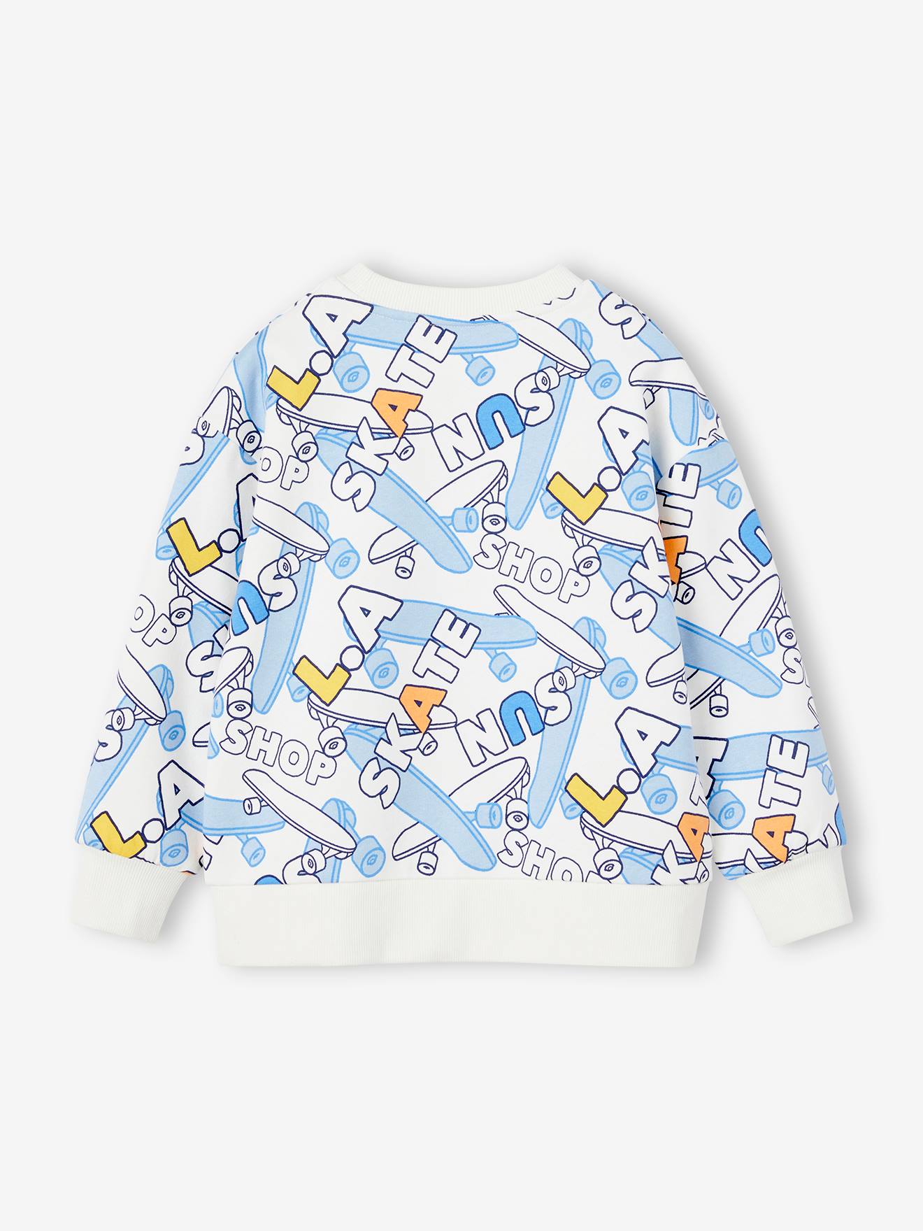 Thumbnail - Jungen Sweatshirt mit Skater-Print und Recycling-Polyester