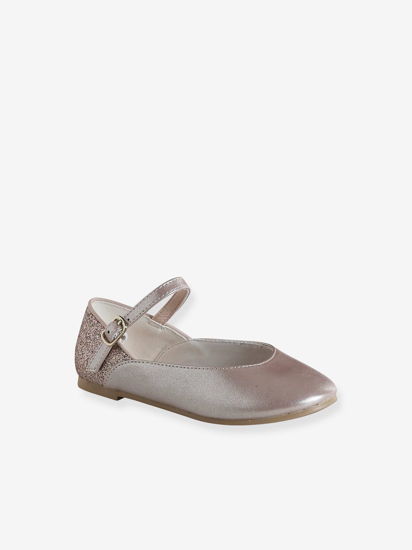 Mädchen Ballerinas mit Glitzer und Anziehtrick