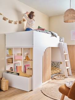 -Kinder Hochbett mit Stauraum PLAYFUL