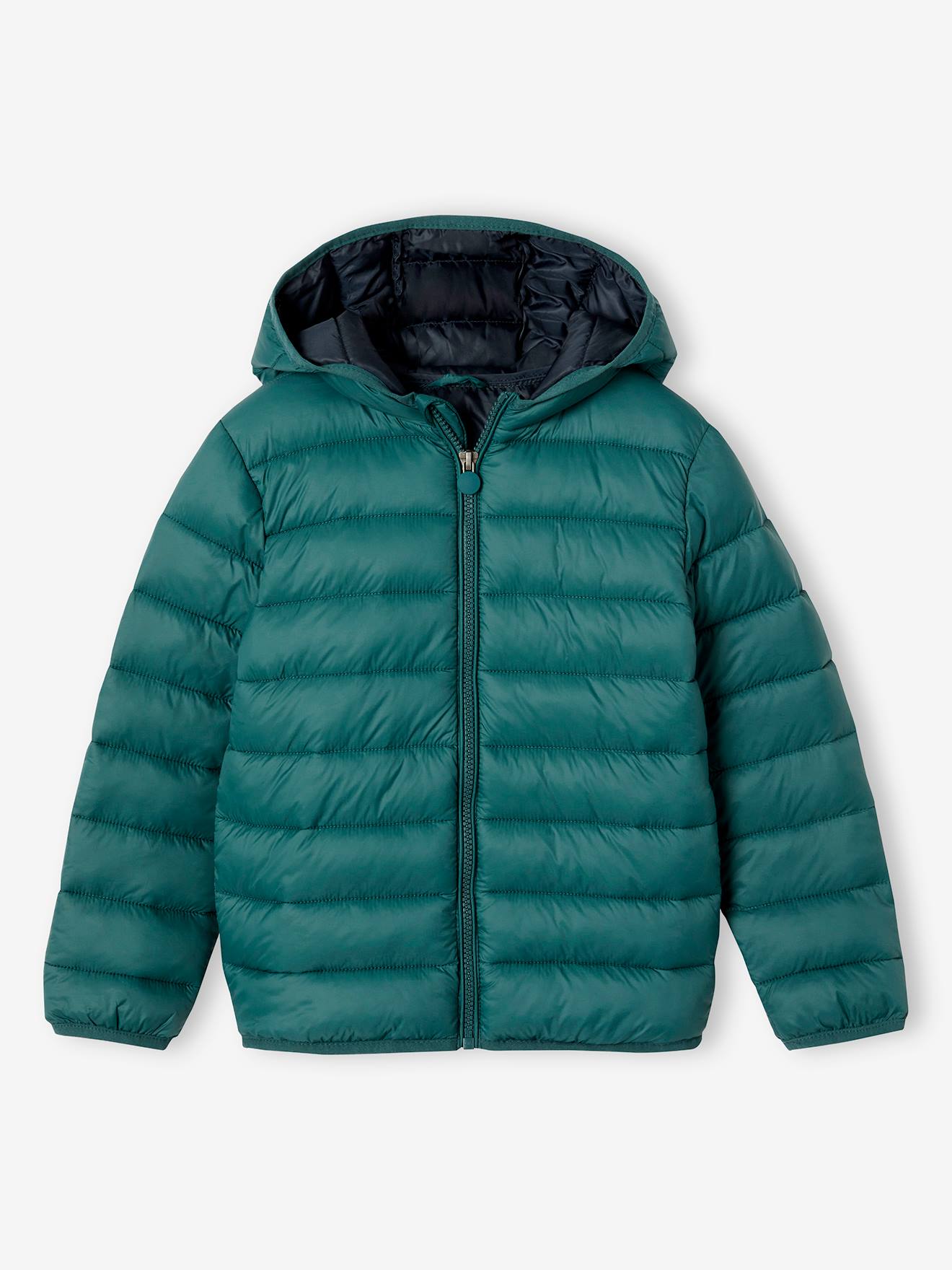 Thumbnail - Jungen Light-Steppjacke mit Kapuze und Recycling-Polyester