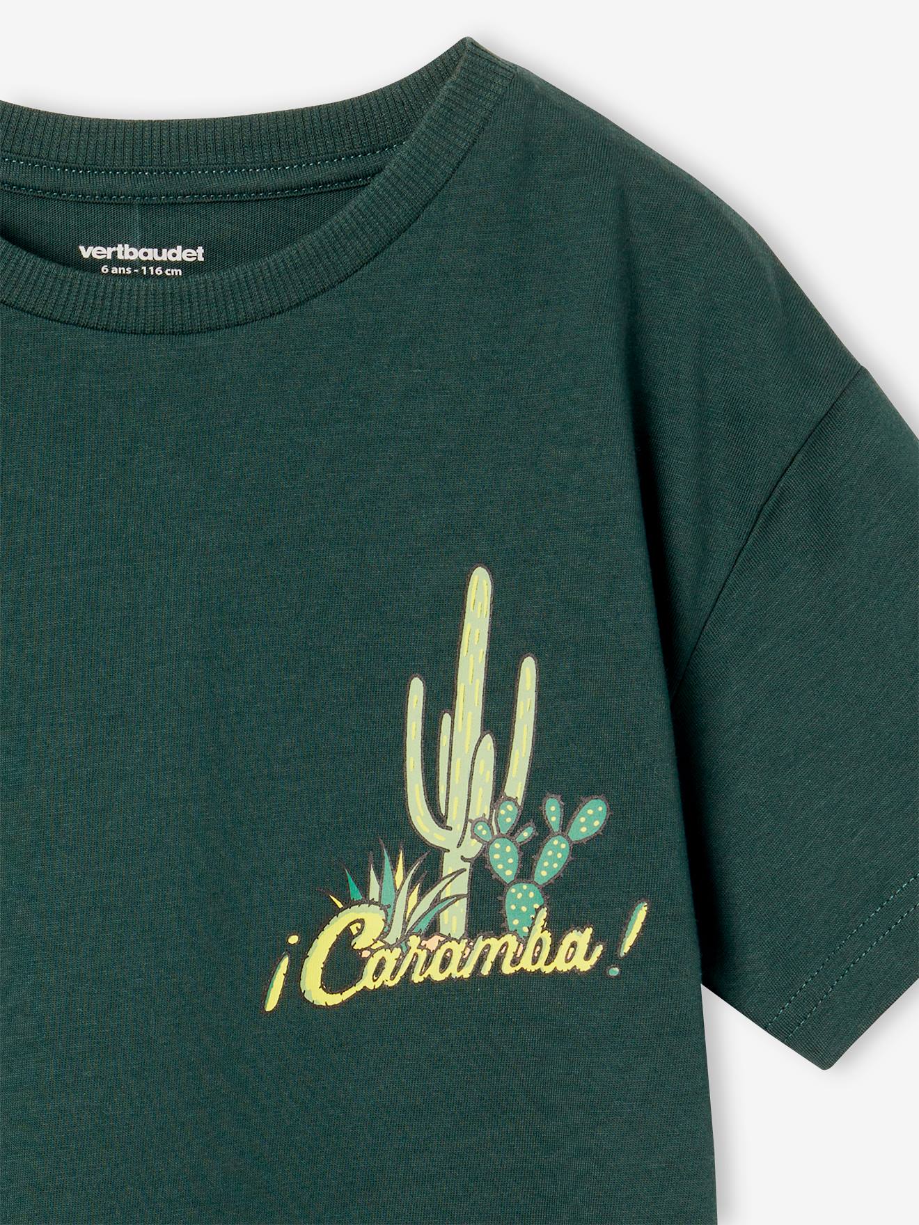 Thumbnail - Jungen T-Shirt mit Print an der Brust und Recycling-Baumwolle n