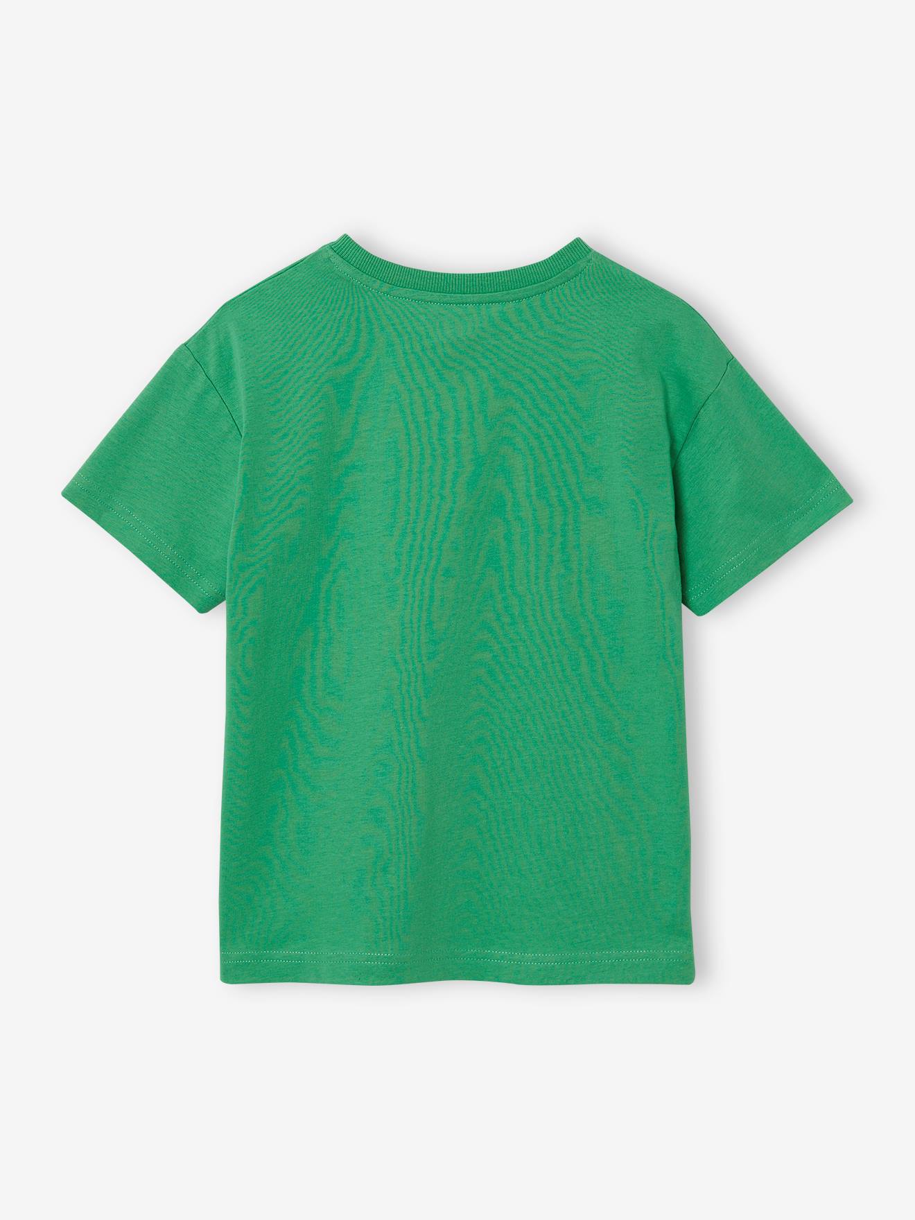 Thumbnail - Jungen T-Shirt mit Print an der Brust und Recycling-Baumwolle