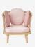 Kinder Sessel, Retro - rosa/natur - 3