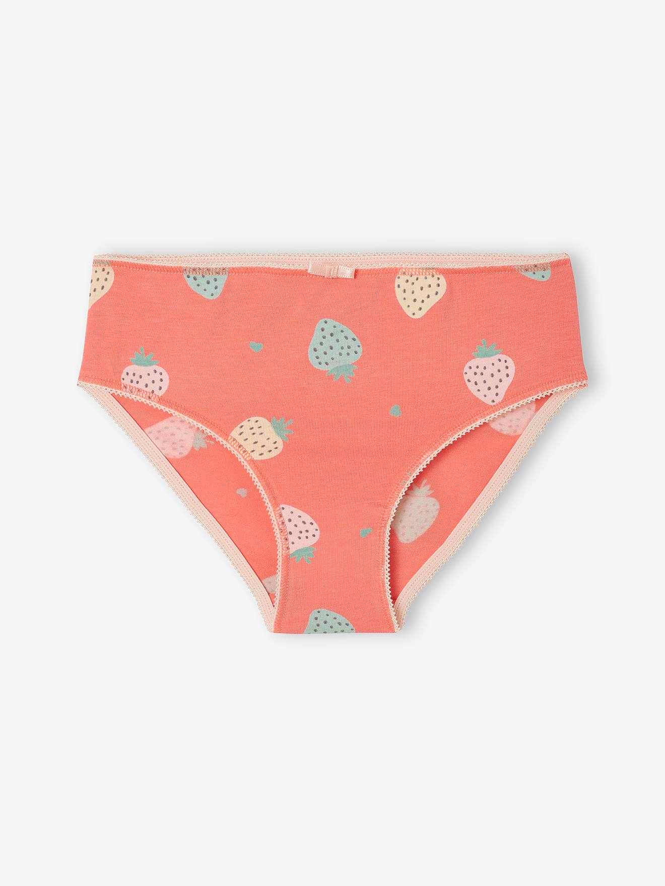 Thumbnail - Bio-Kollektion: 5er-Pack Mädchen Slips mit kleiner Schleife