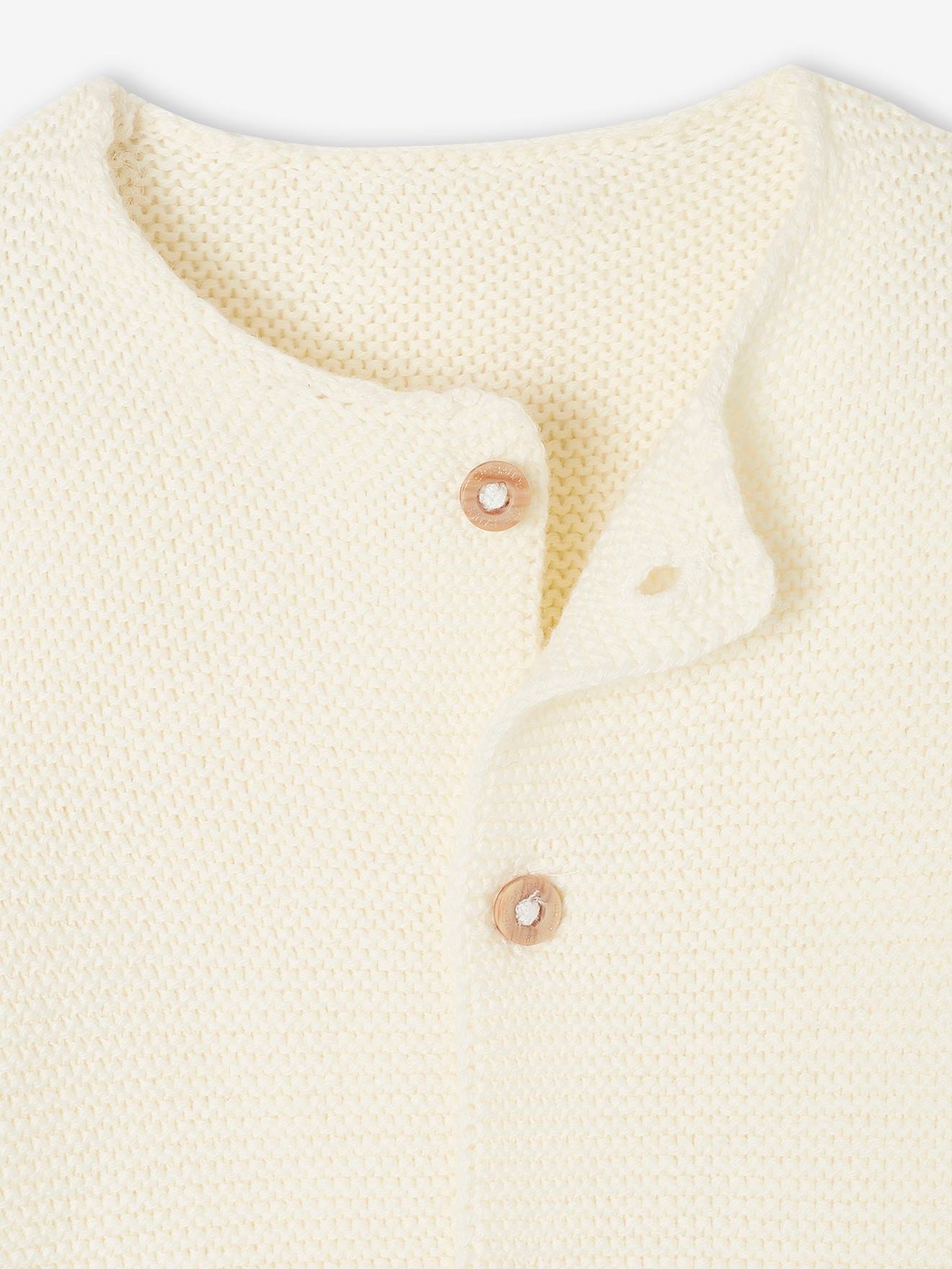 Thumbnail - Baby Strickjacke aus Baumwolle BASIC