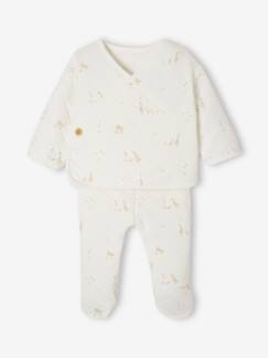 Babymode-Baby-Sets-Baby-Set: Wickeljacke mit Knopfverschluss & Hose OEKO-TEX®