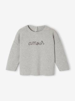 Babymode-Pullover, Strickjacken & Sweatshirts-Pullover-Flauschiger Baby Pullover AMOUR Oeko-Tex